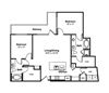 B9 web floor plan B9 web floor plan at Windsor Fitzhugh, Dallas, TX